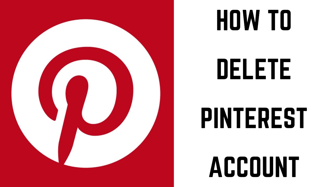 how to delete your pinterest account